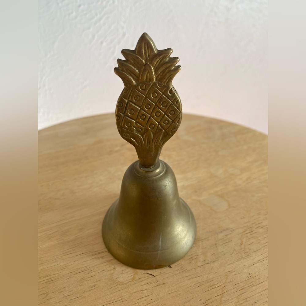 Brass Pineapple Bell